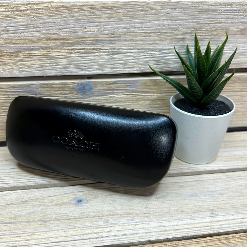 COACH Black Eyeglass Hard Protective Case